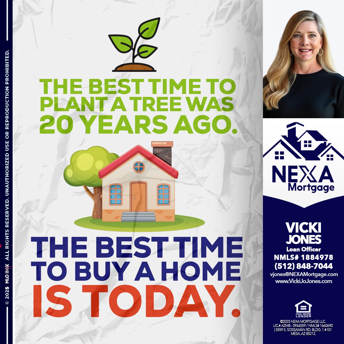 BEST TIME TO - Vicki Jones -Loan Officer
