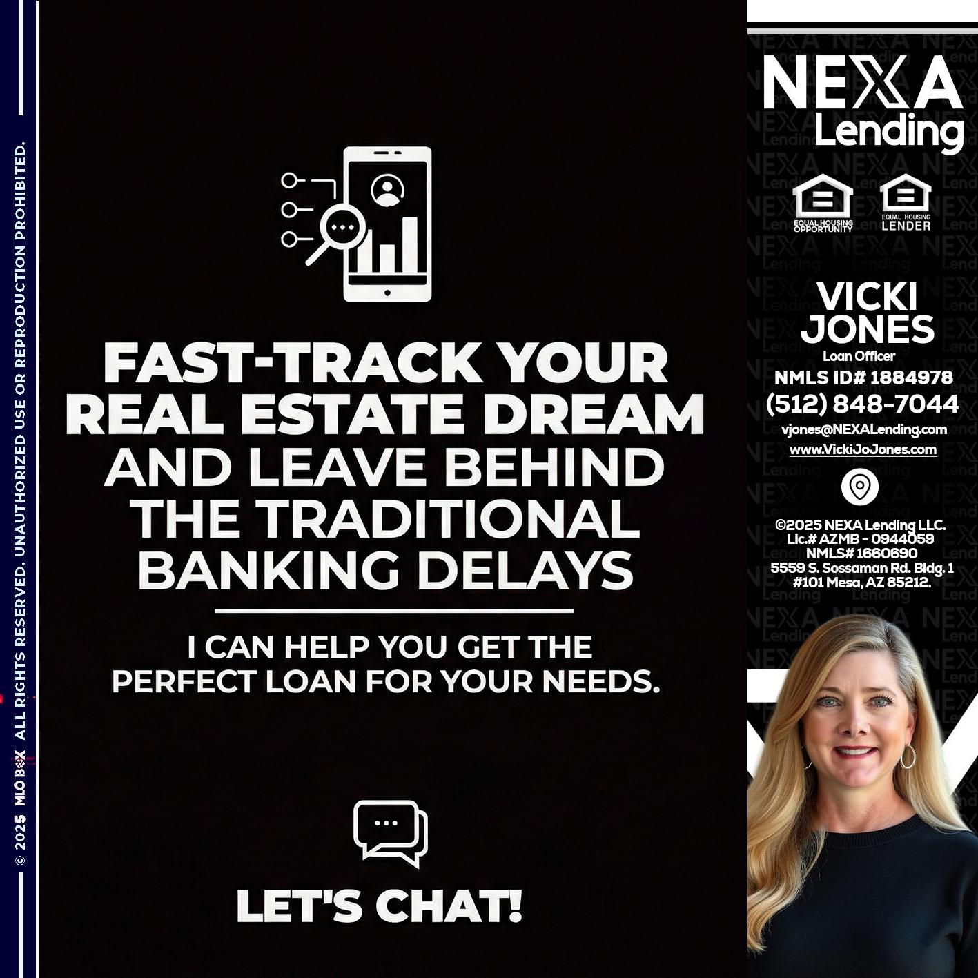 FAST TRACK - Vicki Jones -Loan Officer