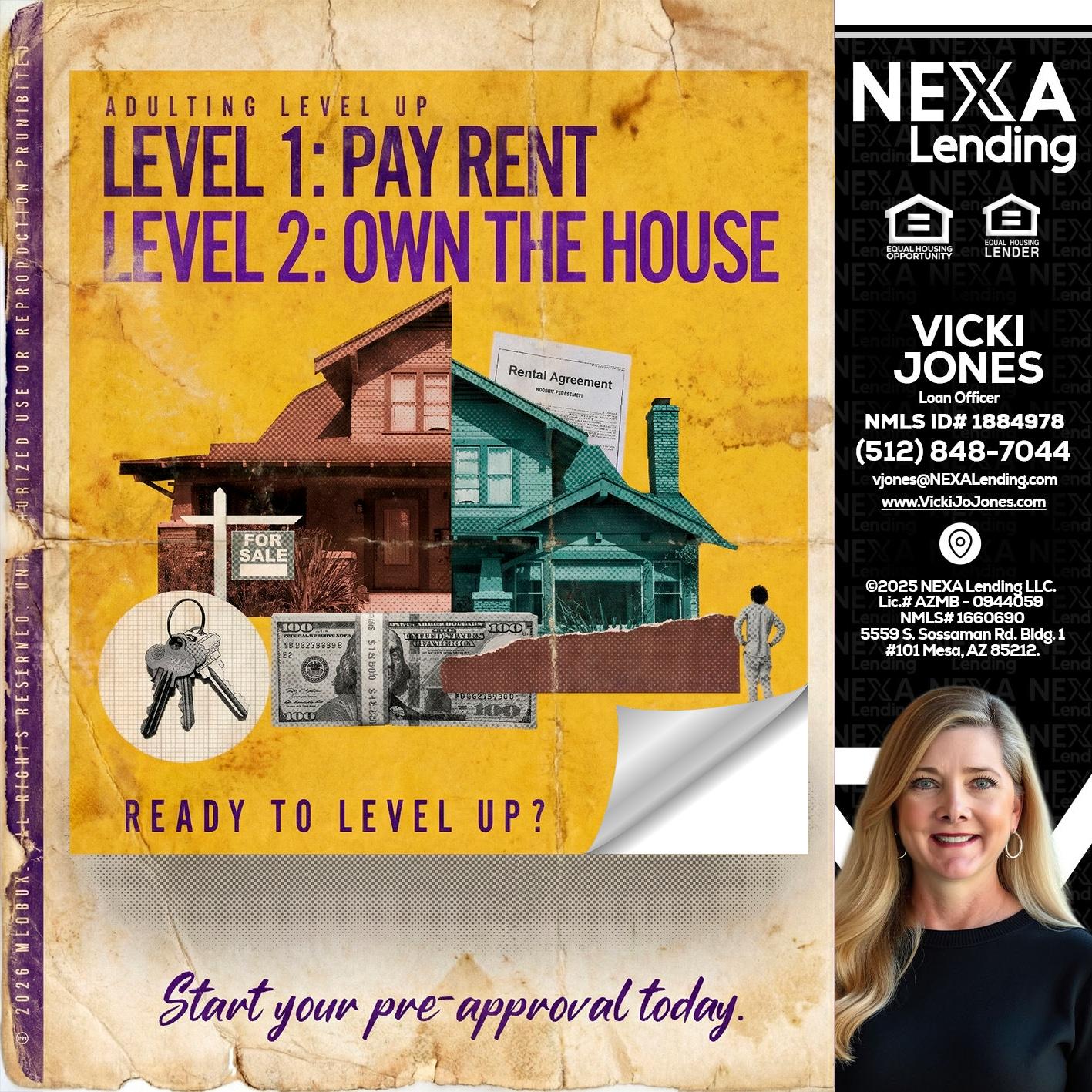 LEVEL 1 - Vicki Jones -Loan Officer