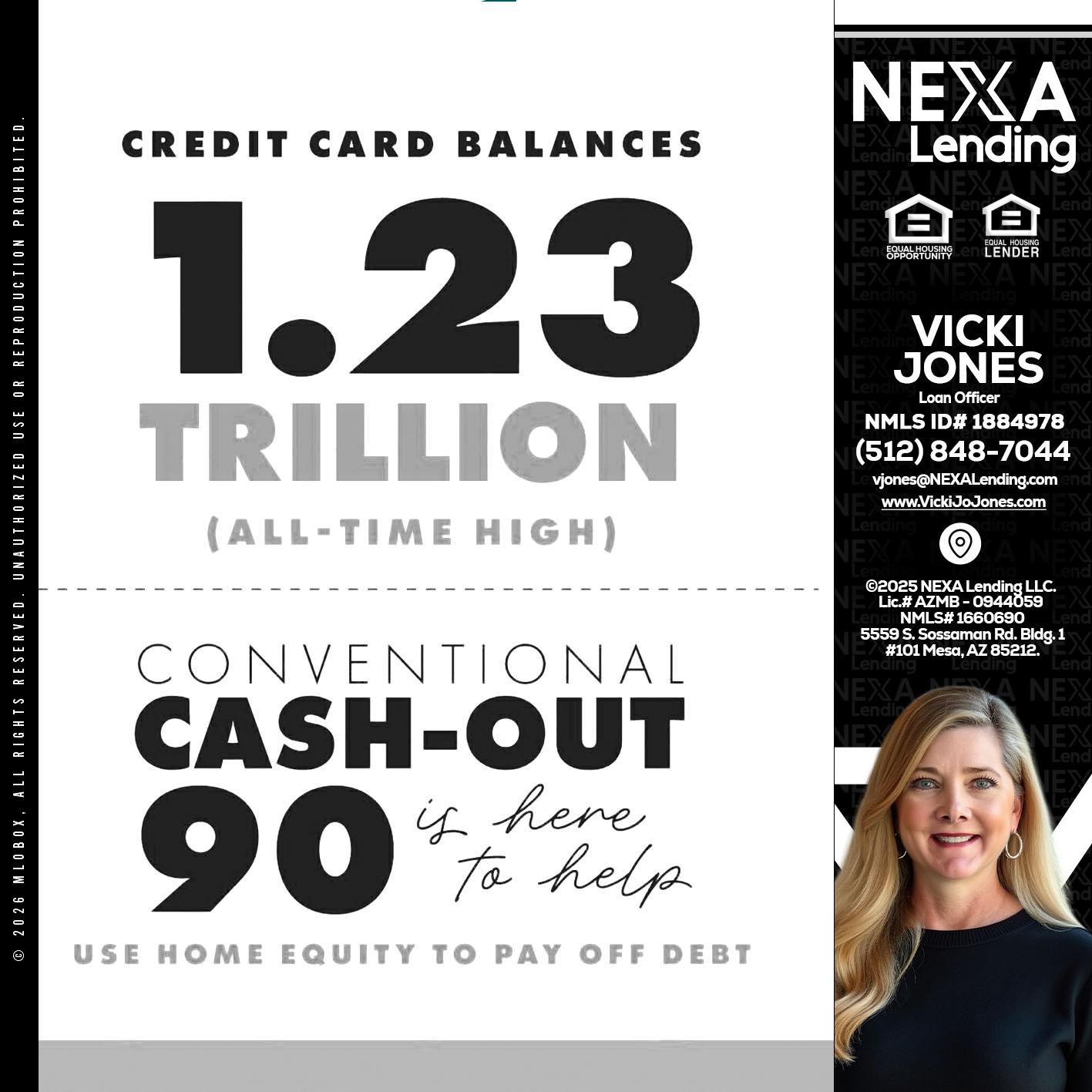 CREDIT CARD BALANCE - Vicki Jones -Loan Officer