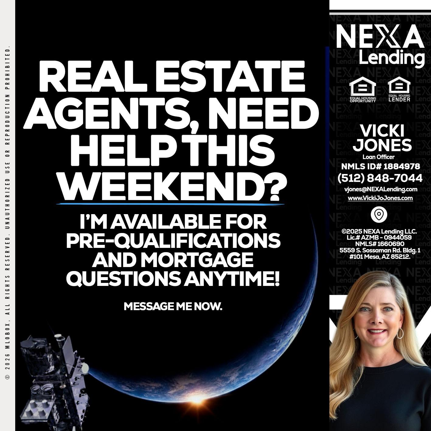 REAL ESTATE AGENTS - Vicki Jones -Loan Officer