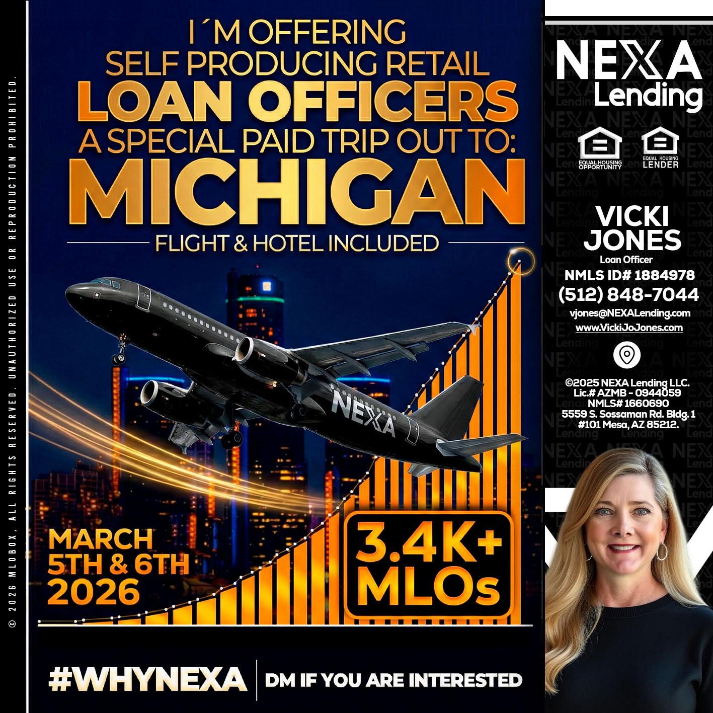 MICHIGAN - Vicki Jones -Loan Officer