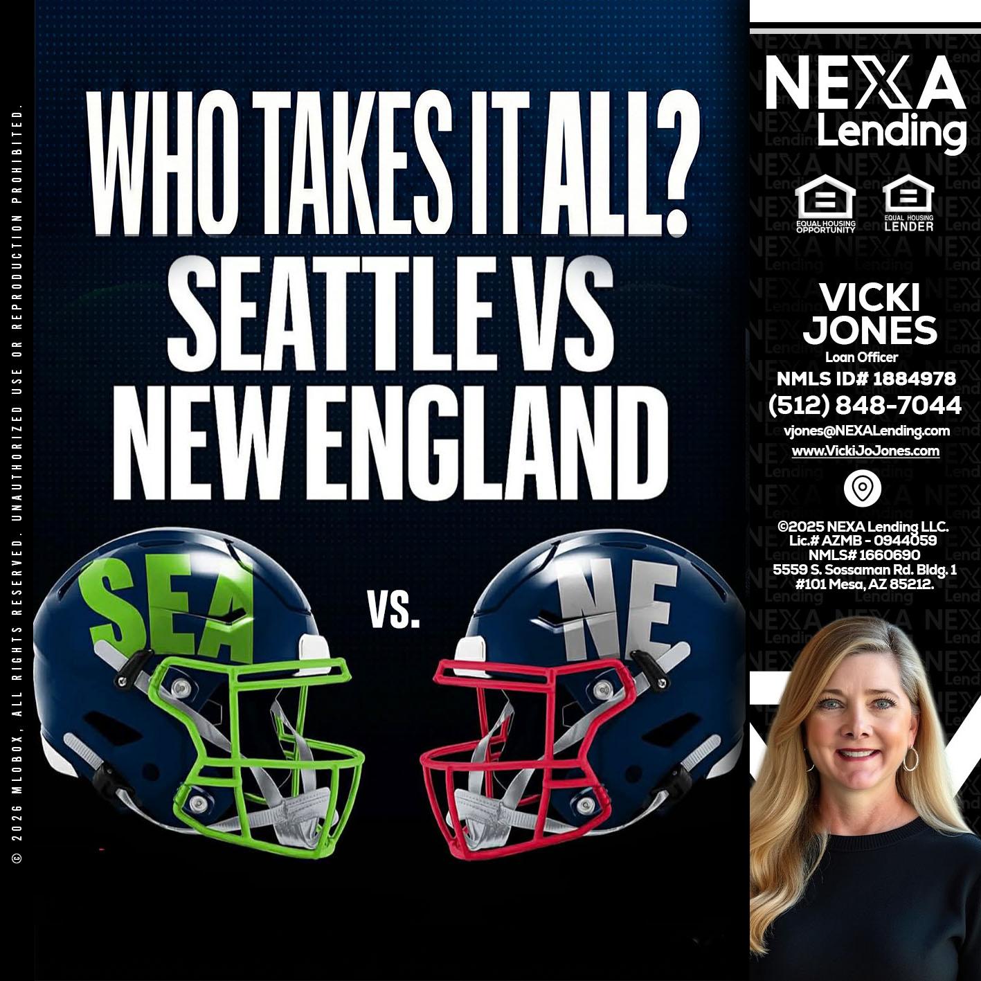 WHO TAKE IT ALL? - Vicki Jones -Loan Officer