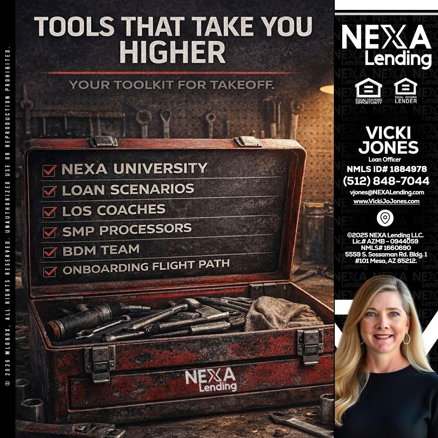 TOOLS THAT - Vicki Jones -Loan Officer