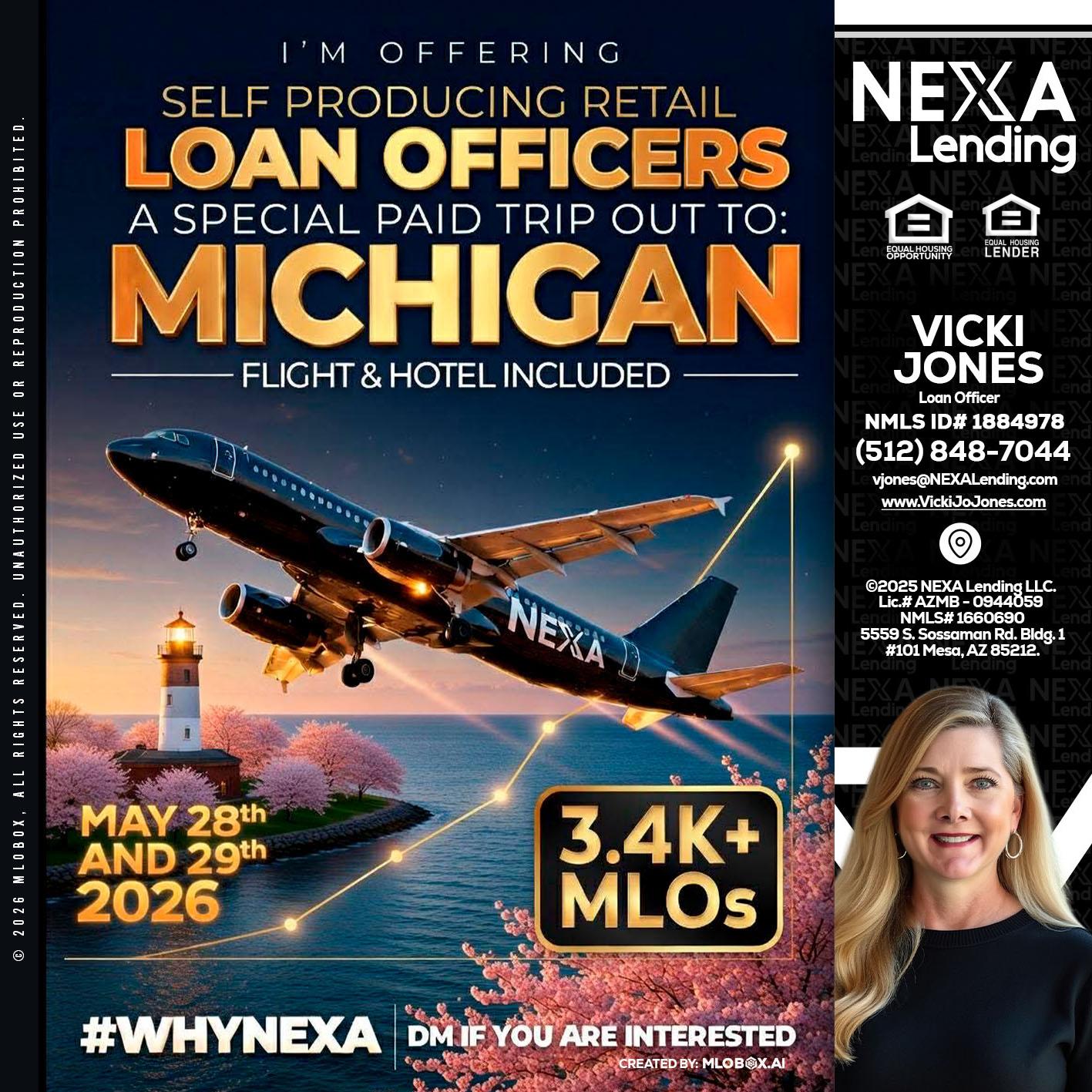 MICHIGAN TRIP - Vicki Jones -Loan Officer