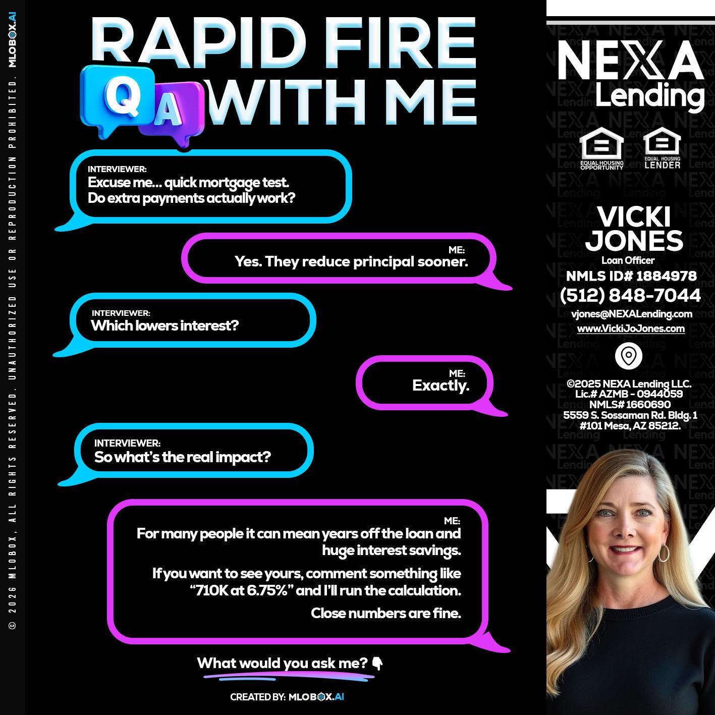 RAPID QA - Vicki Jones -Loan Officer