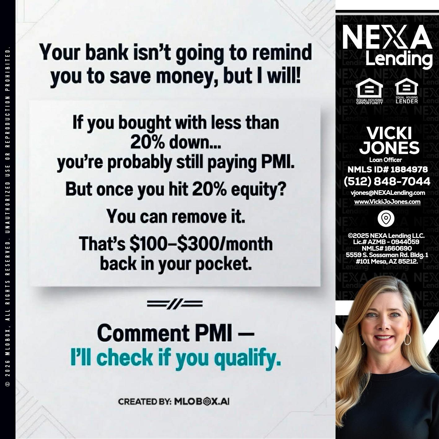 YOUR BANK ISNT - Vicki Jones -Loan Officer