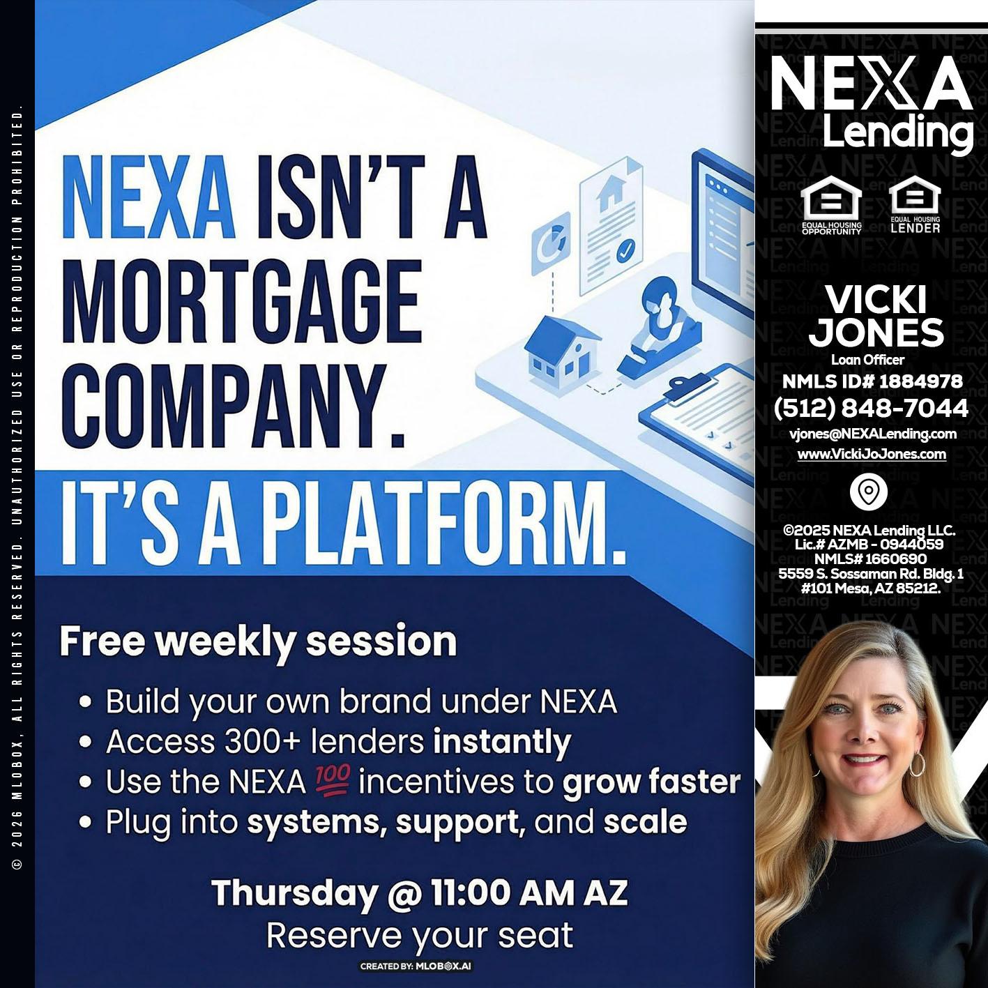 NEXA ISNT - Vicki Jones -Loan Officer
