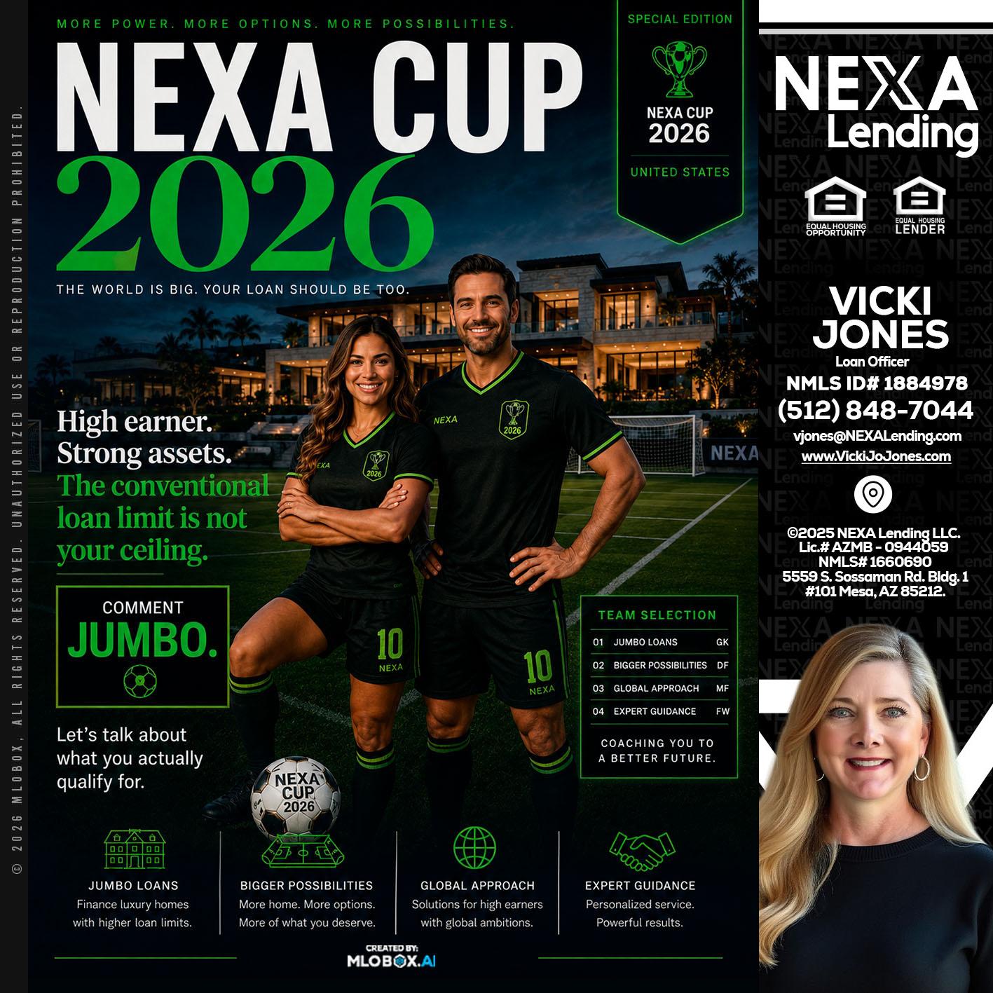 NEXA CUP 2026 - Vicki Jones -Loan Officer