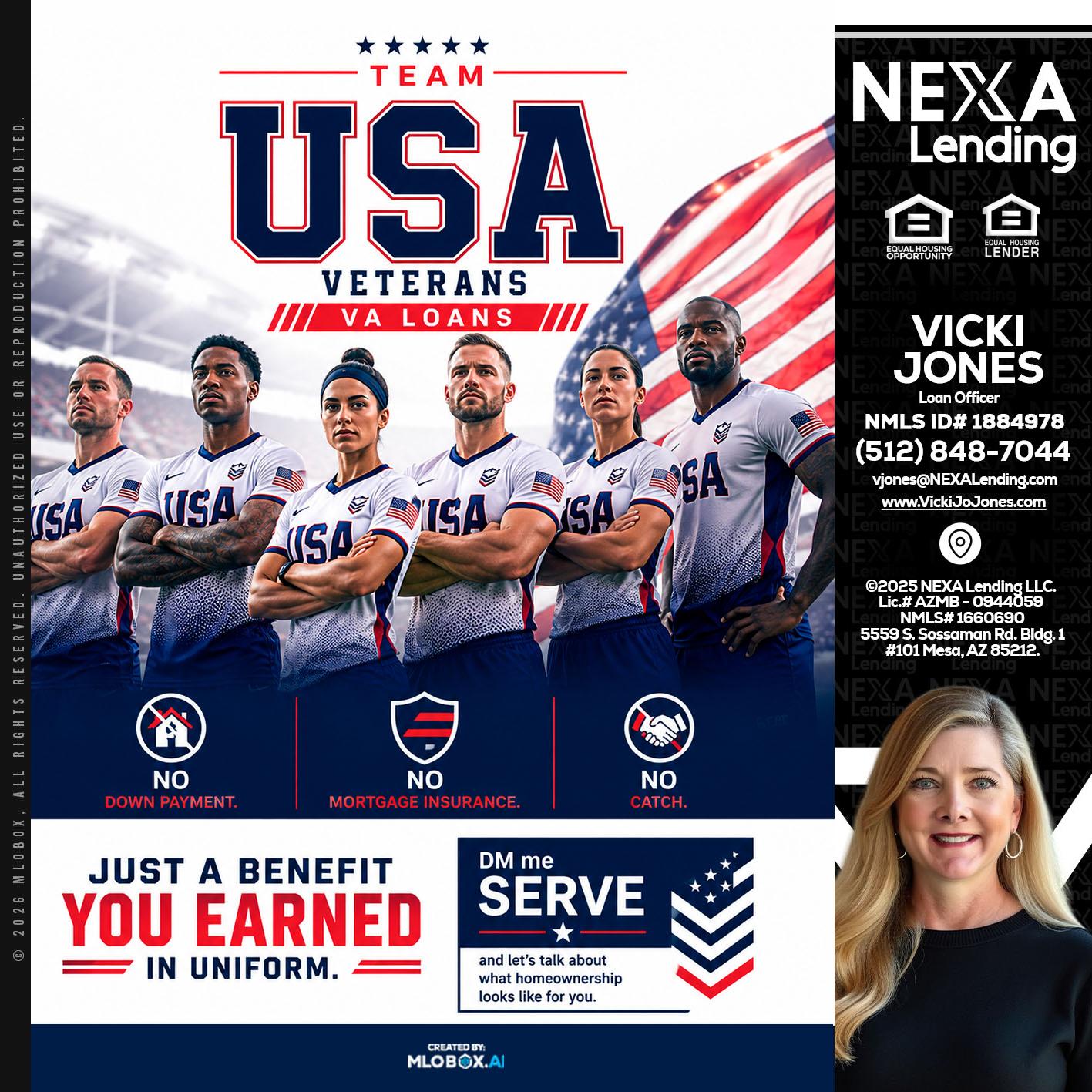 USA TEAM - Vicki Jones -Loan Officer