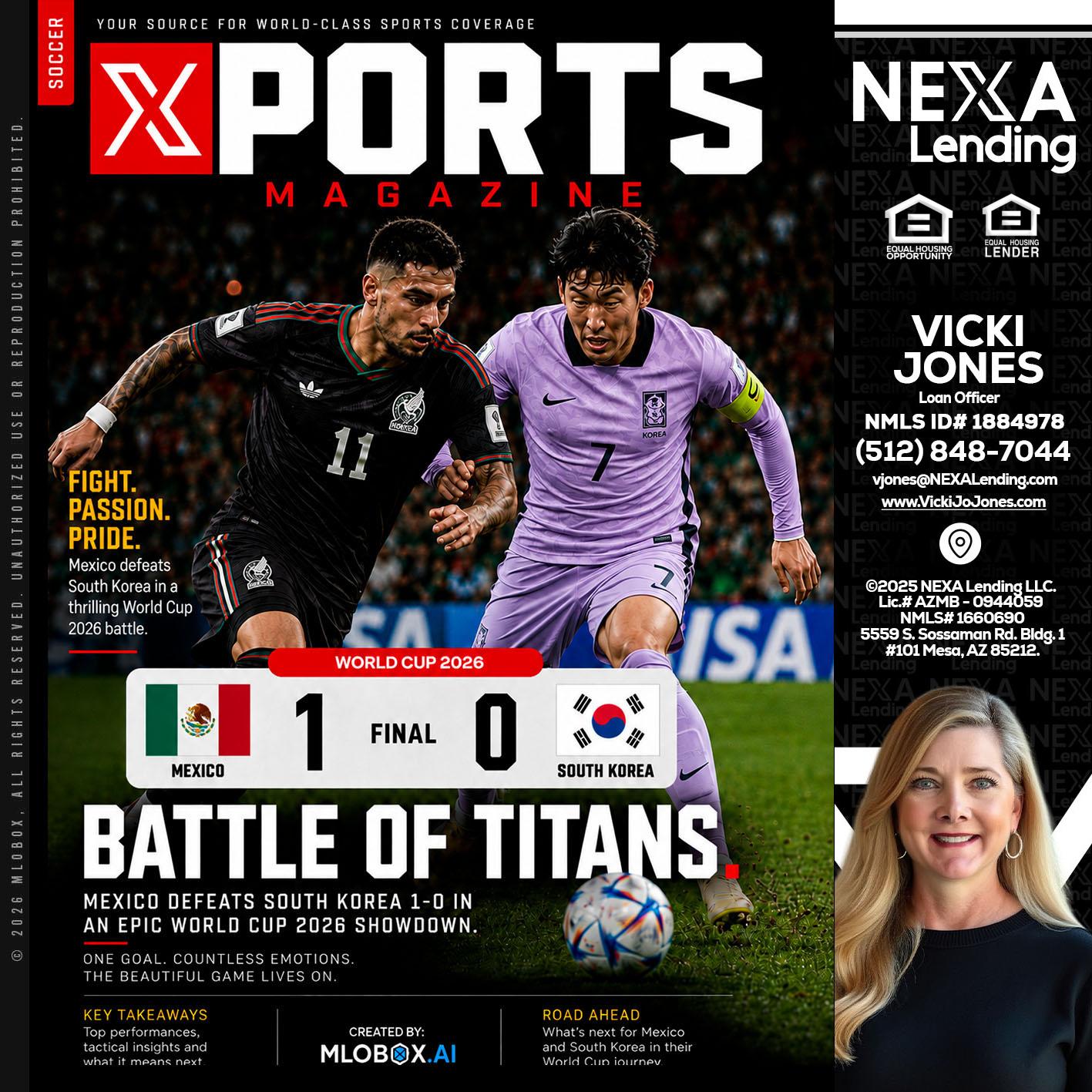 XPORTS MAGAZINE - Vicki Jones -Loan Officer