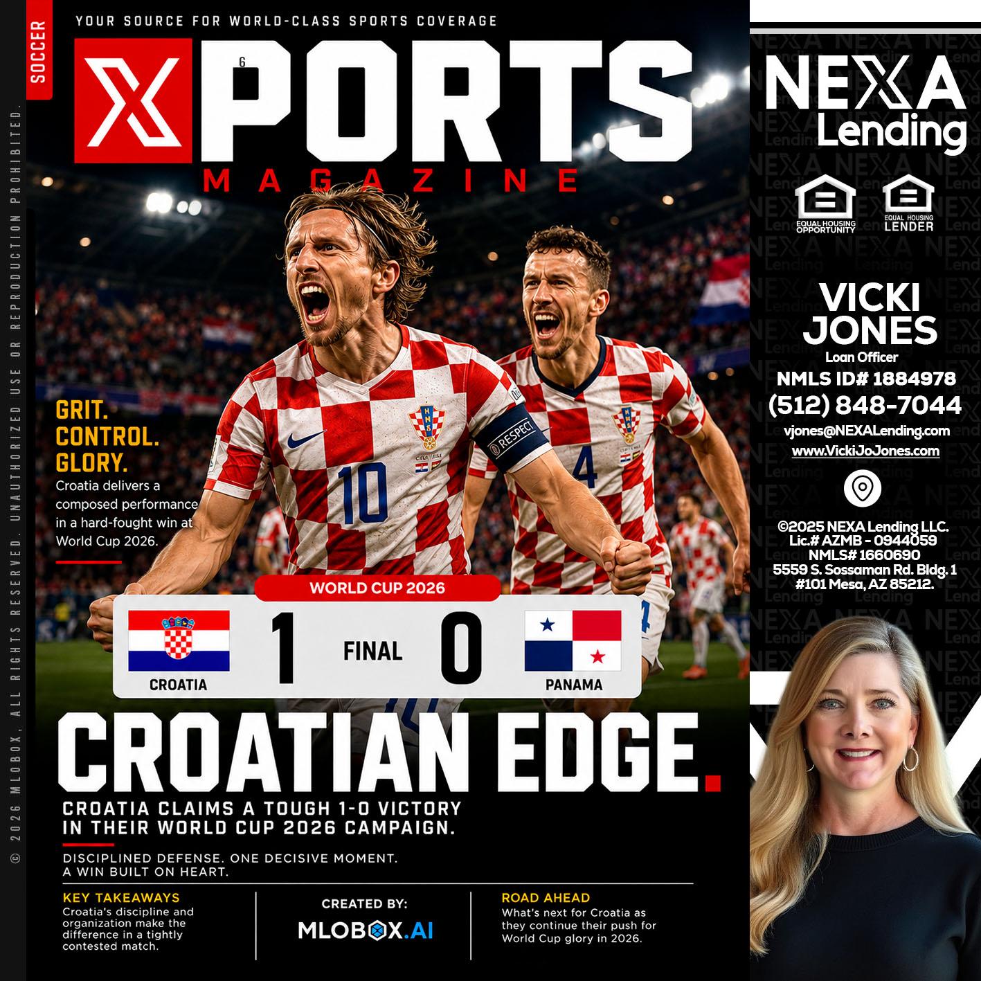 CROATIA 1-0 PANAMA - Vicki Jones -Loan Officer