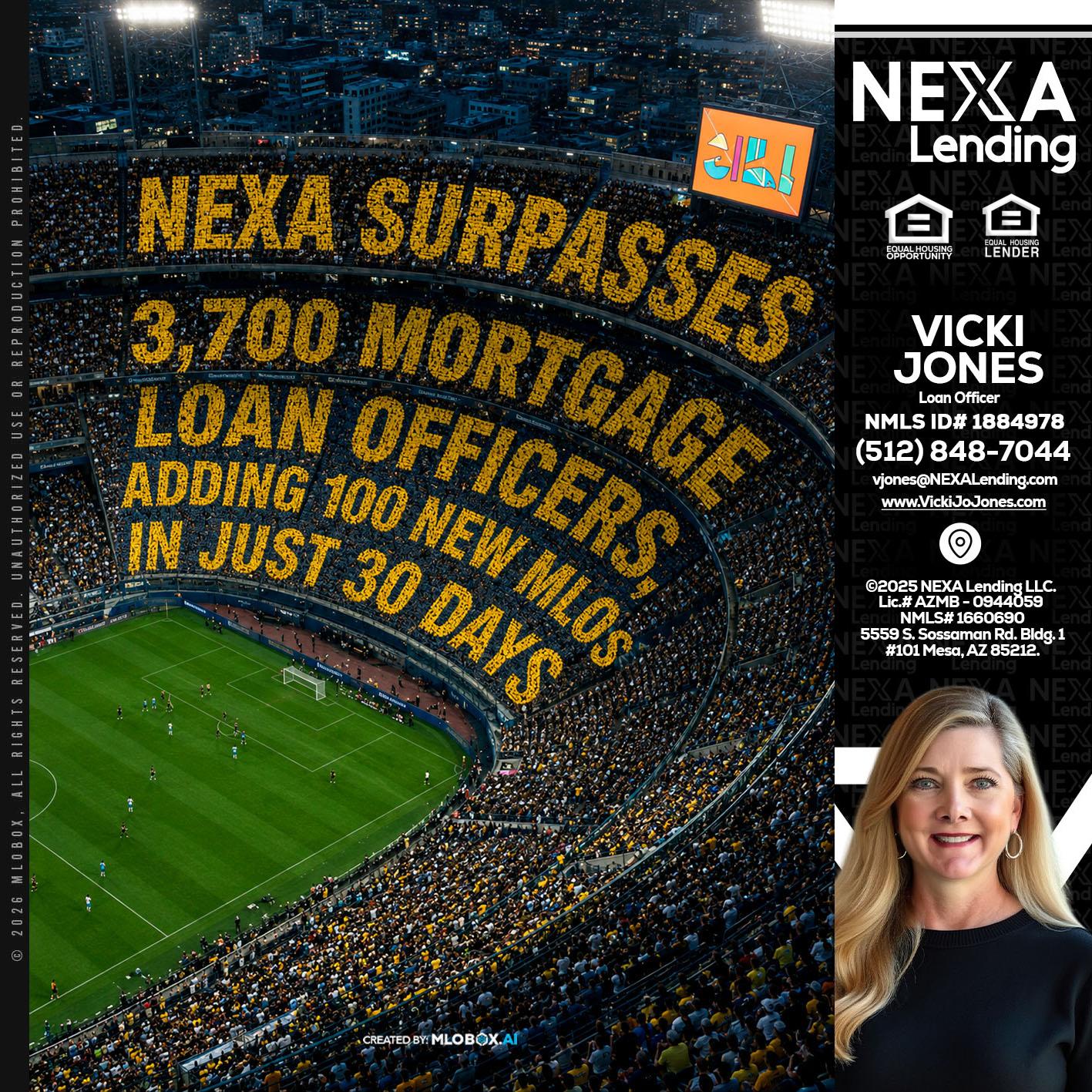NEXA SURPASSES - Vicki Jones -Loan Officer