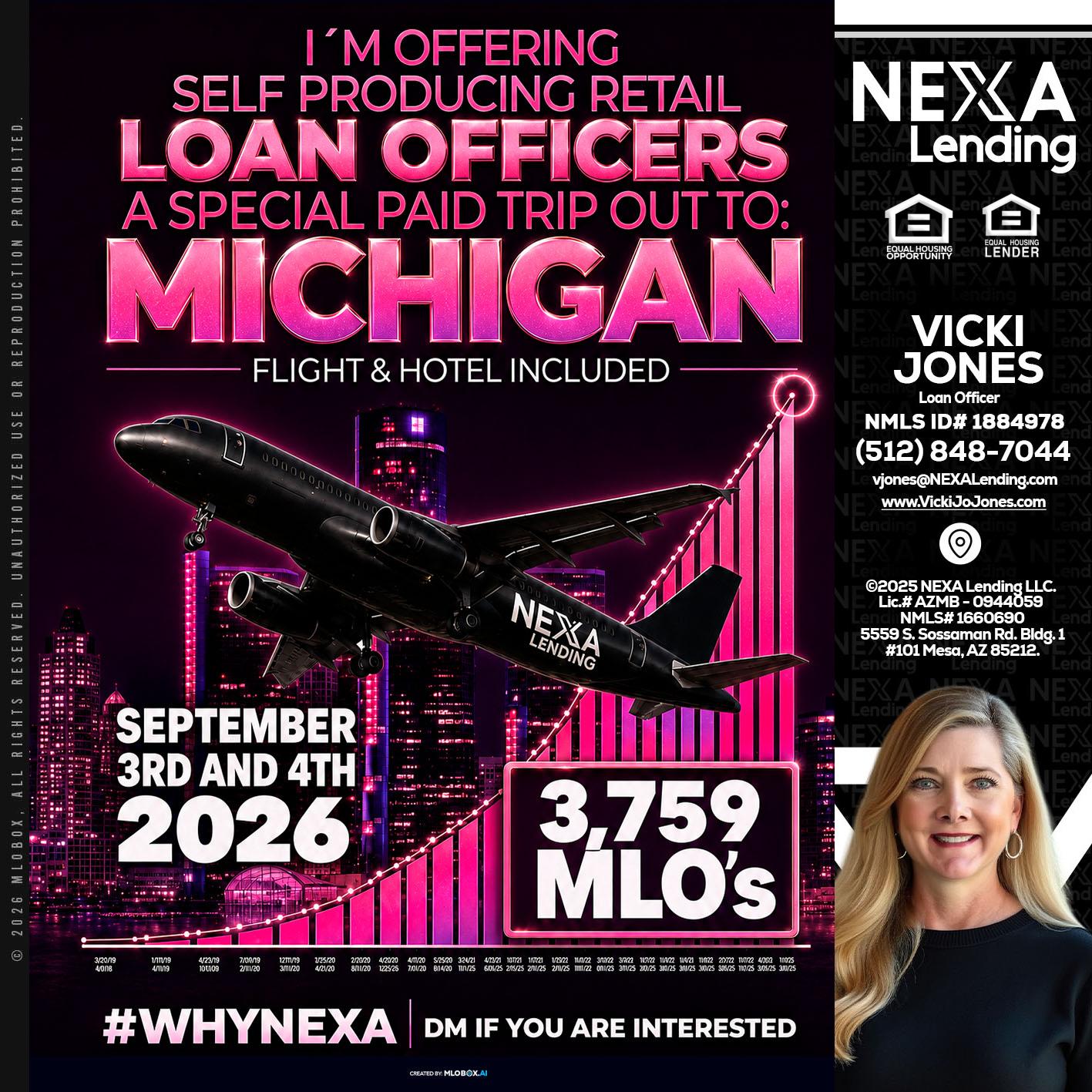 MICHIGAN TRIP - Vicki Jones -Loan Officer