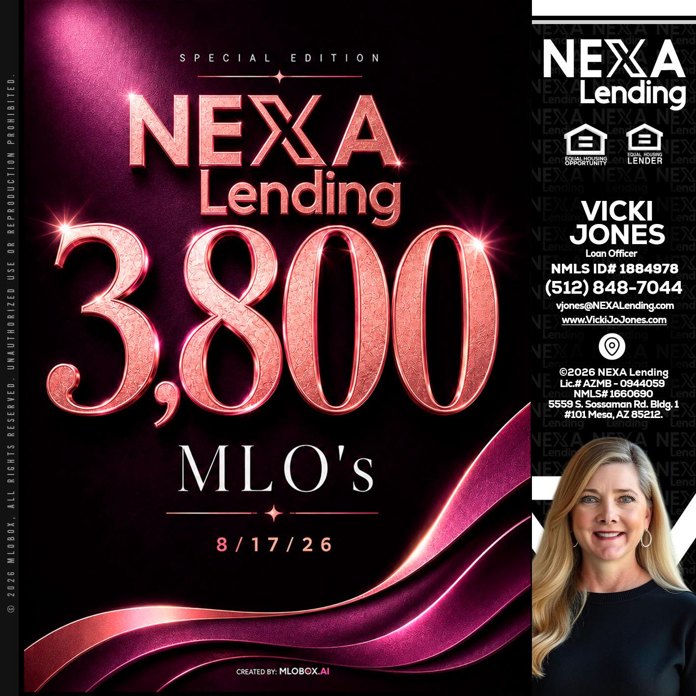 3800 MLOs - Vicki Jones -Loan Officer