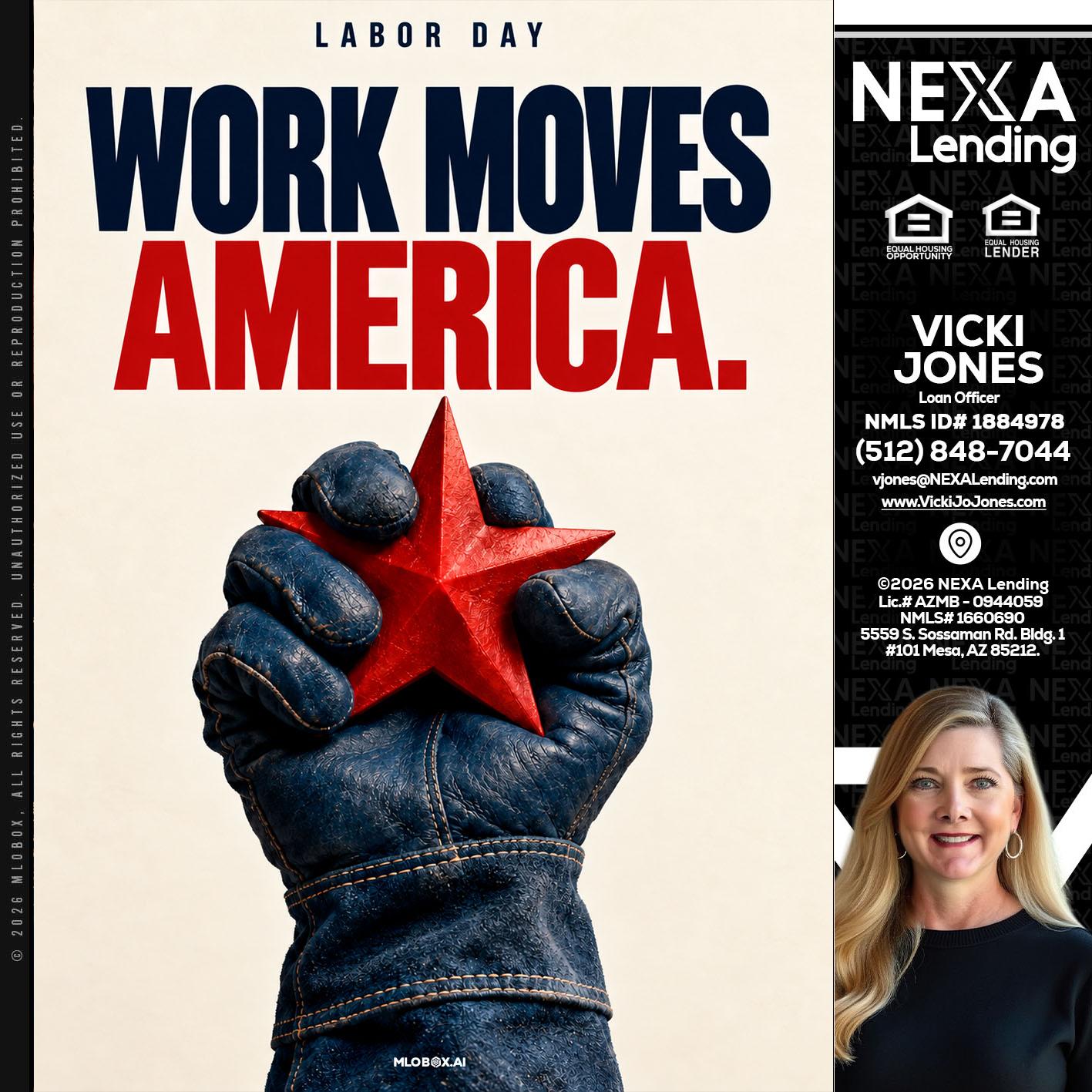 WORKS MOVES AMERICA - Vicki Jones -Loan Officer