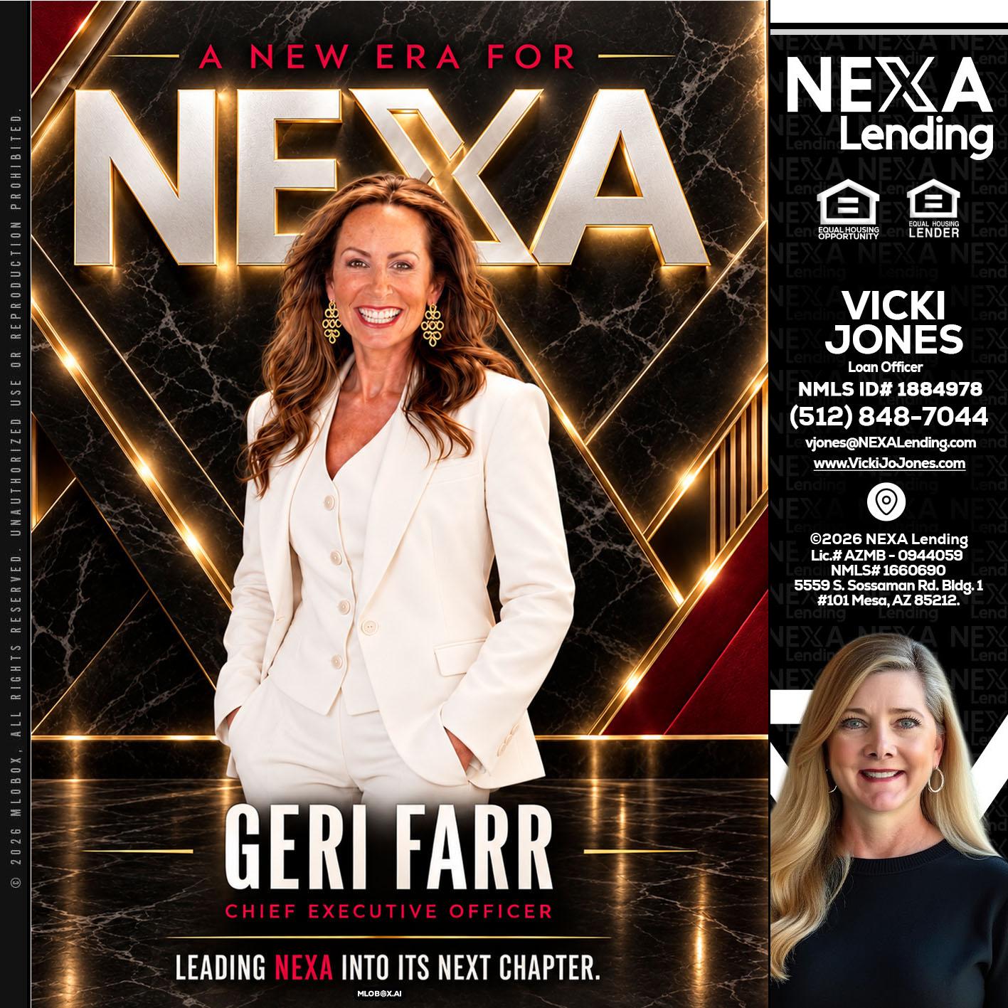 GERI FARR - Vicki Jones -Loan Officer
