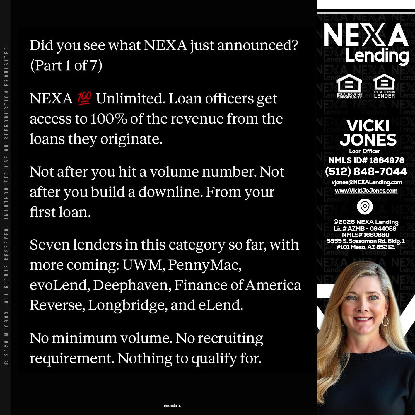 DID YOU KNOW - Vicki Jones -Loan Officer