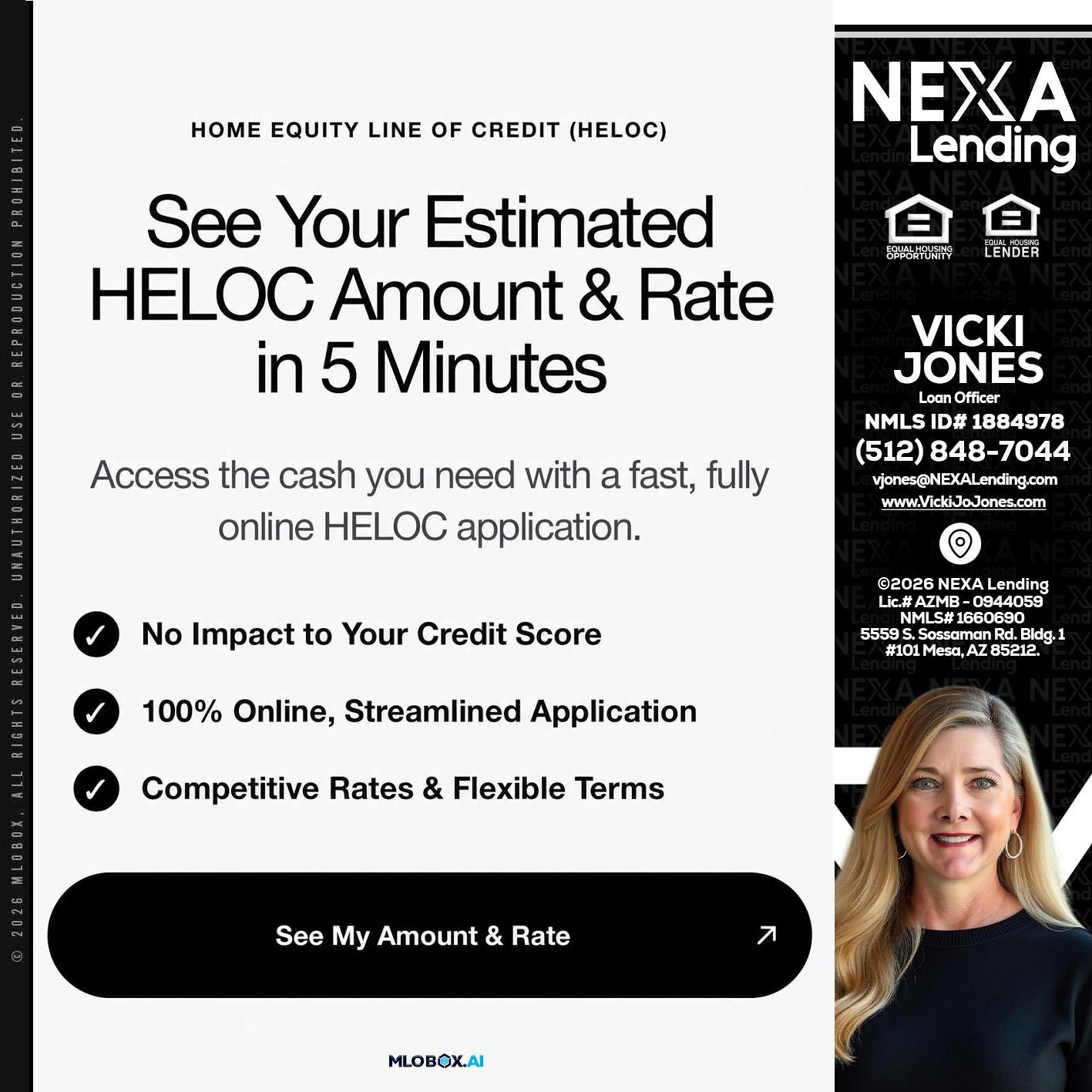 HELOC - Vicki Jones -Loan Officer