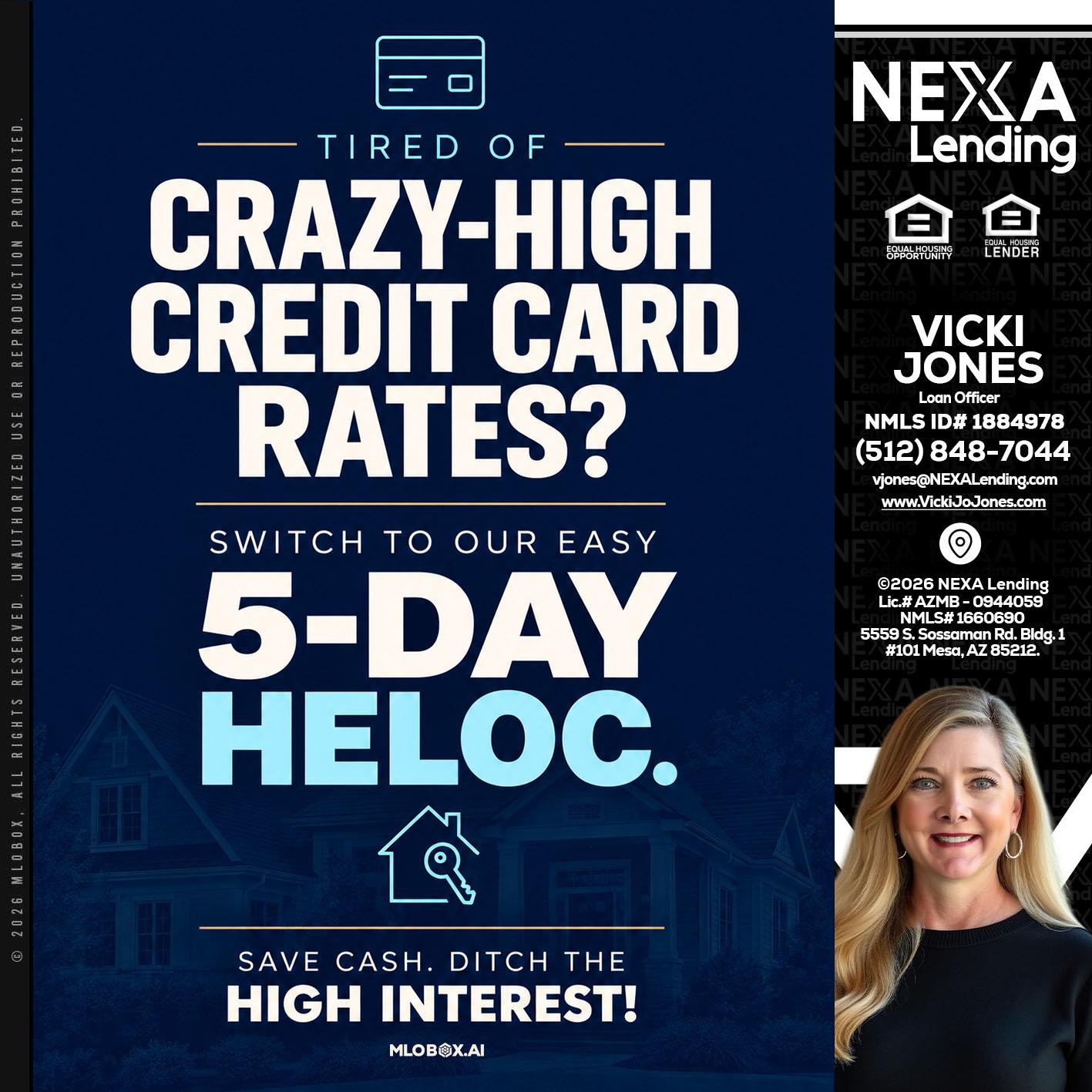 crazy high - Vicki Jones -Loan Officer