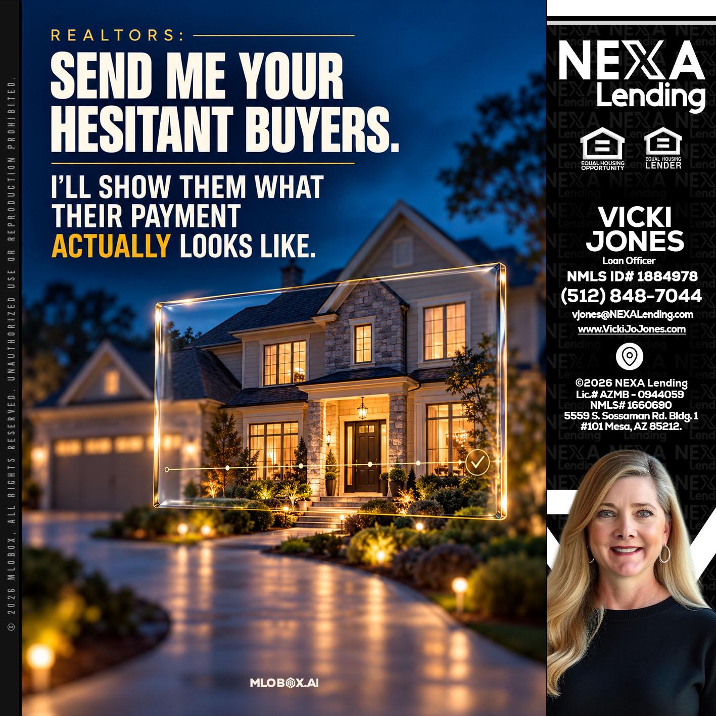 REALTOR - Vicki Jones -Loan Officer