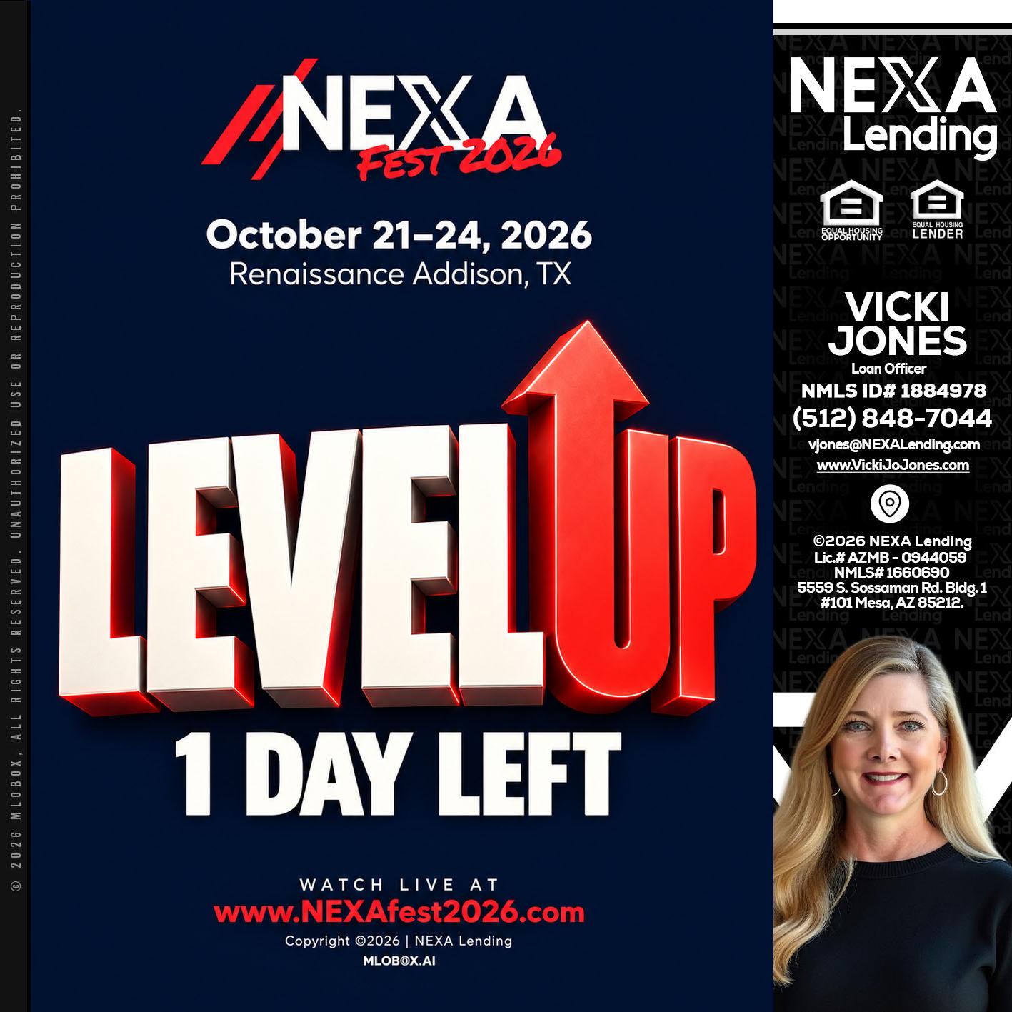LEVEL UP - Vicki Jones -Loan Officer